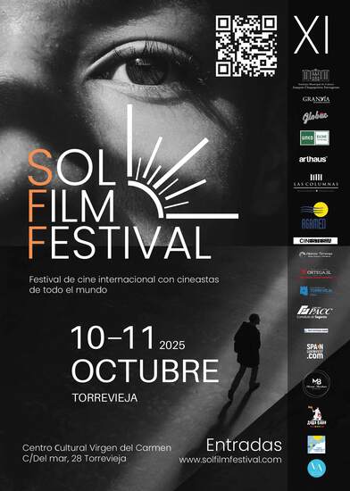 11ª Edición del  FESTIVAL DE CINE SOL INTERNATIONAL FILM FESTIVAL llega a Torrevieja: dos días de cine, emoción y descubrimientos