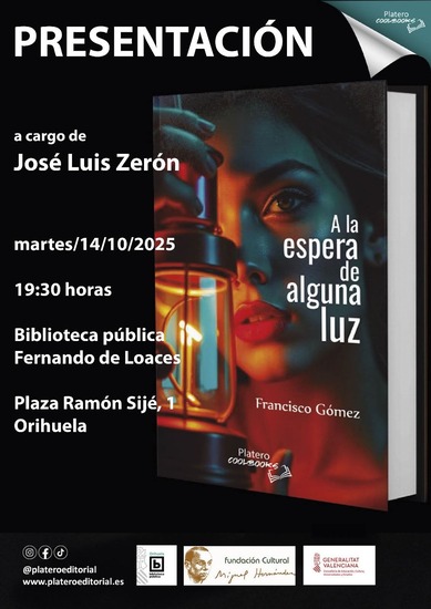 Este próximo martes el periodista y escritor ilícitano Francisco Gómez Rodríguez presentará su nuevo libro en Orihuela