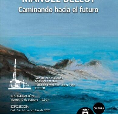 Exposición de pintura “Caminando hacia el futuro” de Manuel Bellot en el Forn Cultural de Petrer