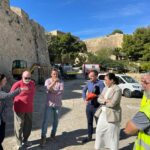 Las obras de restauración del baluarte de Santa Ana sacan a la luz un aljibe de la época renacentista