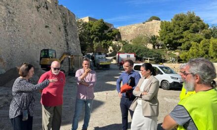 Les obres de restauració del baluard de Santa Ana trauen a la llum un aljub de l’època renaixentista