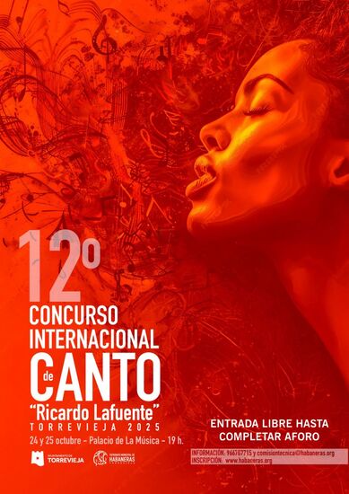 El Palacio de la Música de Torrevieja acoge el 12º concurso internacional de canto “RICARDO LAFUENTE”