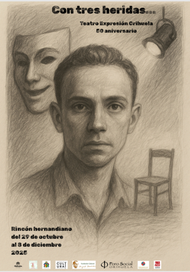 Inaugurada en Orihuela la muestra “CON TRES HERIDAS…” del Teatro Expresión por su 50 Aniversario