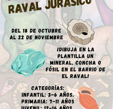 Llega la séptima edición de concurso de dibujo“RAVAL JURÁSICO”