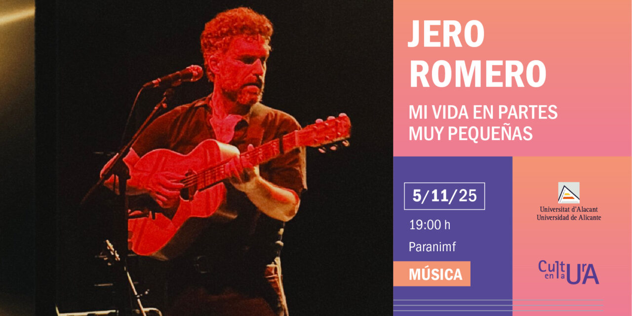 Concierto en acústico en la Universidad de Alicante de Jero Romero