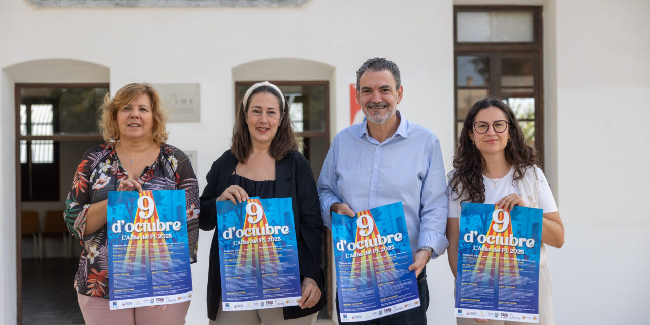 L’Alfàs del Pi celebra el 9 d’octubre con una amplia programación cultural, gastronómica y festiva