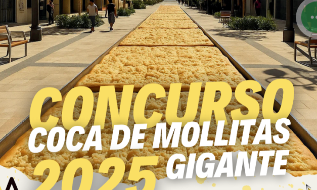 Alicante invita a probar la coca de mollitas de récord en la avenida de la Constitución este sábado 18 de octubre