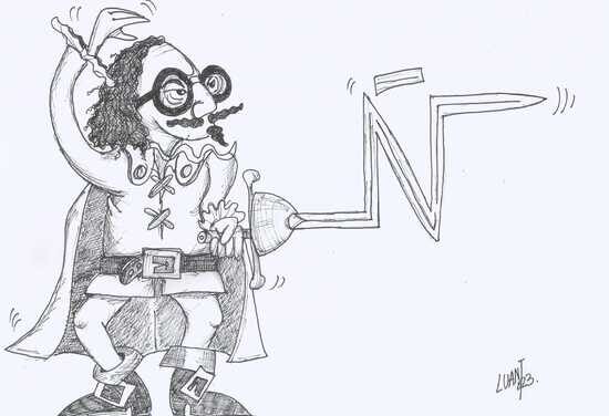 Quevedo. Viñeta #46 de Luis Antonio Mac-Beath, Luant