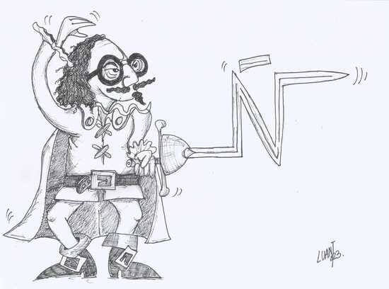 Quevedo. Viñeta #46 de Luis Antonio Mac-Beath, Luant