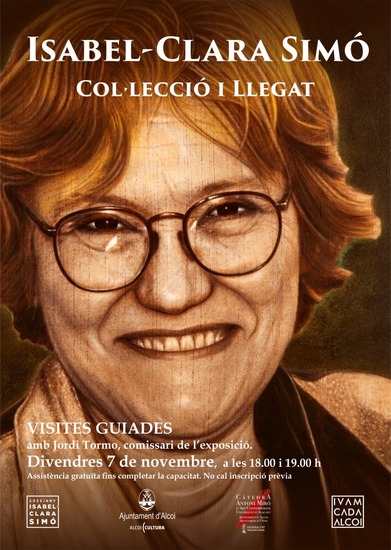 Visitas guiadas a la exposición “Isabel-Clara Simó: Col·lecció i Llegat” este viernes 