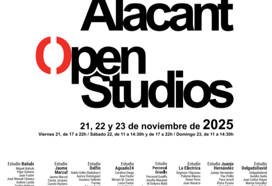 Más de 80 artistas mostrarán su obra en la tercera edición de Alacant Open Studios en noviembre en un recorrido por 16 estudios en la ciudad de Alicante