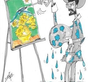 Els Gira-sols de Barcala. Vinyeta #47 de Luis Antonio Mac-Beath, Luant