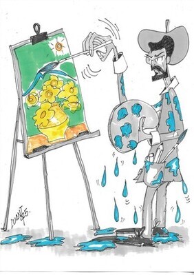 Los Girasoles de Barcala. Viñeta #47 de Luis Antonio Mac-Beath, Luant