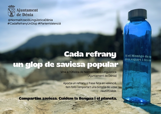 Dénia posa en valor la llengua, la sostenibilitat i el patrimoni immaterial valencià amb una campanya participativa de refranys