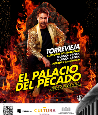 JUAN DÁVILA regresa a Torrevieja en junio con “EL PALACIO DEL PECADO”, el show más gamberro y atrevido 