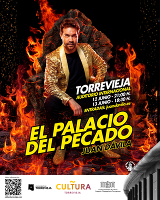 JUAN DÁVILA regresa a Torrevieja en junio con “EL PALACIO DEL PECADO”, el show más gamberro y atrevido 