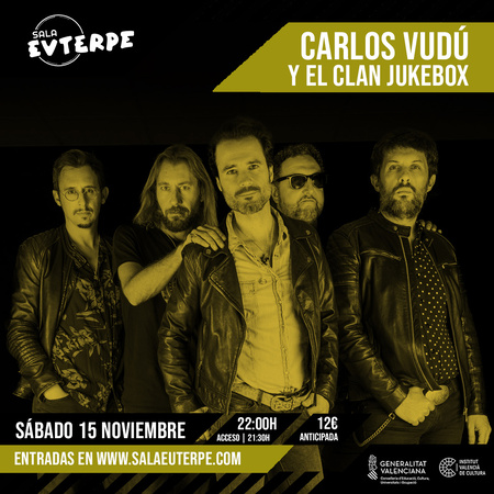 Carlos Vudú y el Clan Jukebox presenta su nuevo disco en Sala Euterpe