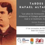 Semana importante en la programación del ‘Año Altamira’, con tres actos académicos y culturales en Alicante, El Campello y Elda