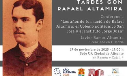 Semana importante en la programación del ‘Año Altamira’, con tres actos académicos y culturales en Alicante, El Campello y Elda