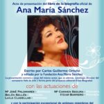 El Teatro Castelar acogerá el próximo 5 de diciembre el concierto-presentación de la biografía oficial de Ana María Sánchez