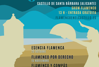 El ciclo ‘Flamenco en el Castillo’ ofrece dos nuevas citas en el Castillo de Santa Bárbara 