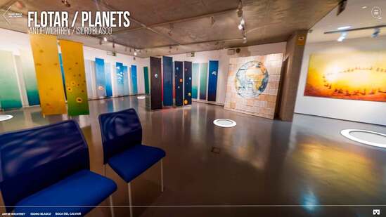Flotar’ de Antje Wichtrey y ‘Planets’ de Isidro Blasco llegan al Benidorm Virtual