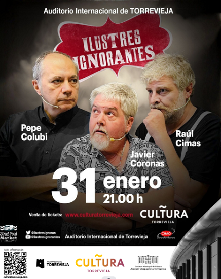 “Ilustres ignorantes” llega al Auditorio Internacional de Torrevieja con su humor más irreverente