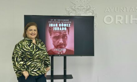 Cultura d’Oriola organitza una trobada amb l’escriptor Juan Gómez-Jurado el pròxim 27 de novembre en La Llotja
