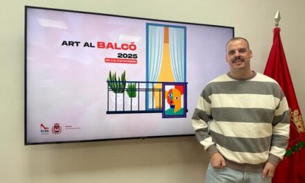 Elda inaugurarà dijous que ve 4 de desembre la segona edició de ‘Art al Balcó’ amb un centenar d’obres en balcons i façanes