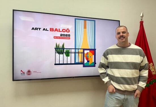 Elda inaugurará el próximo jueves 4 de diciembre la segunda edición de ‘Art al Balcó’ con un centenar de obras en balcones y fachadas 