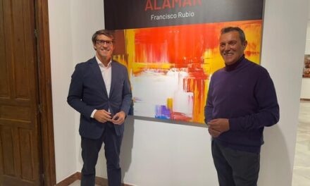 El artista Francisco Rubio presenta en la Diputación de Alicante su innovadora producción y su pasión por el arte 