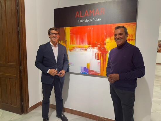 El artista Francisco Rubio presenta en la Diputación de Alicante su innovadora producción y su pasión por el arte 