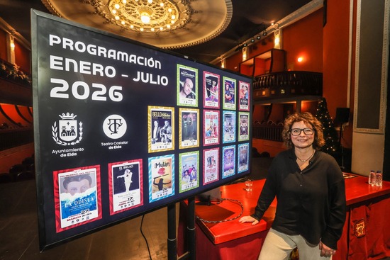 La programación del Teatro Castelar para el primer semestre de 2026 incluye humor, magia, teatro clásico, música y espectáculos infantiles
