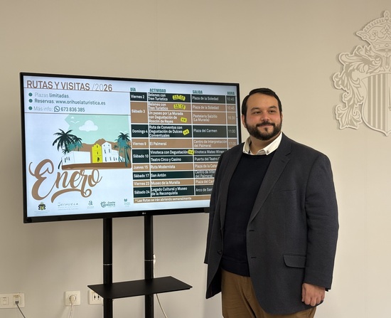 Rutes nadalenques, patrimoni i gastronomia marquen la programació turística de gener a Oriola