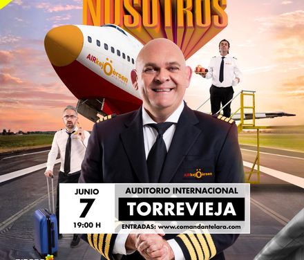 El comandante Lara aterriza en Torrevieja con su espectáculo “VIAJE CON NOSOTROS”