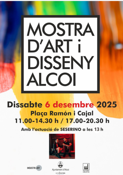 Nueva edición de la Mostra d’Art i Disseny d’Alcoi que vuelve este sábado a la plaza Ramón y Cajal con una propuesta llena de creatividad