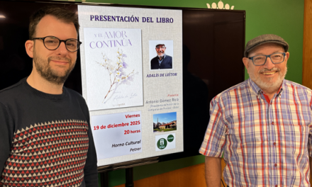 Adalís de Liétor presenta a Petrer el seu nou poemari “I l’amor continua”