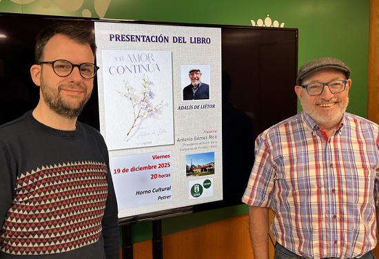 Adalís de Liétor presenta en Petrer su nuevo poemario “Y el amor continúa”