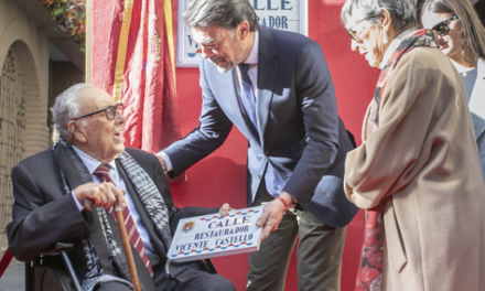 Alacant consagra un carrer al restaurador Vicente Castelló, “orgull i ambaixador de la ciutat a tot el món”