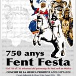 750 años haciendo fiesta. Concierto conmemorativo del patronaje de Sant Jordi en Música