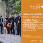 Concierto «RITUAL. El ciclo de la vida», a cargo de Capella de Ministrers
