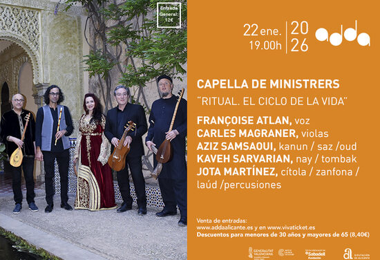 Concierto «RITUAL. El ciclo de la vida», a cargo de Capella de Ministrers