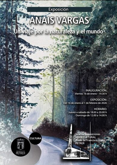 Inauguración de la exposición de pintura y fotografía de Anais Vargas en el Forn Cultural de Petrer