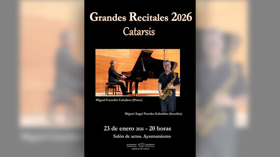 Benidorm inicia el divendres un nou cicle dels ‘Grans Recitals’ amb el duo ‘Catarsi’