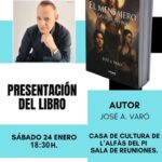 José A. Varó va a presentar su novela ‘El Mensajero. La Daga Divina’ el  sábado en l’Alfàs del Pi