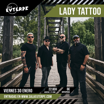 Fin de semana de rock y folk con Lady Tattoo y Blueroomess en Sala Euterpe