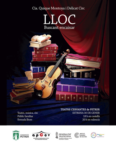 El Teatro Cervantes acoge el preestreno del espectáculo familiar LLOC, dirigido por el conocido artista local Quique Montoya