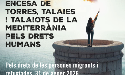 Torna l’encesa de la Torre del Pinet a Elx pels drets de la població migrant