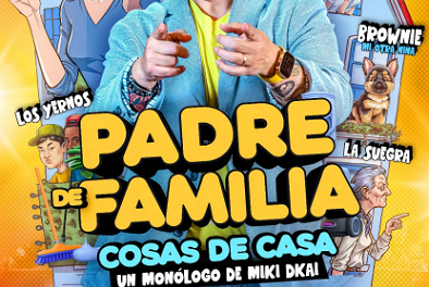 Miki Dkai presenta en l’Alfàs su desternillante espectáculo ‘Padre de Familia Cosas de Casa’
