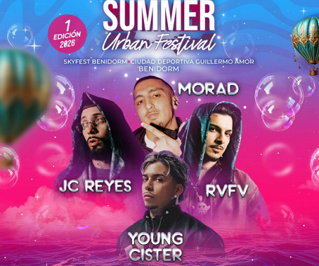 Summer Urban Festival el 14 de agosto en Benidorm